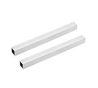 sourcing map 6063 Aluminium Tube Carré Tube 25mmx25mmx1.2mm Mur Épaisseur 300mm Longueur Sans Soudure Droit Tuyau Tubes 2Pcs