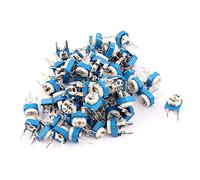 sourcing map 60pcs 10K Ohm 3 bornes Potentiomètre Résistance réglable