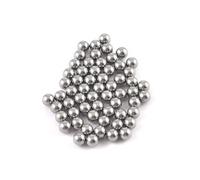 sourcing map 60 Pcs Billes Acier pour Vélo 4mm Dia. Support Balon Remplacement
