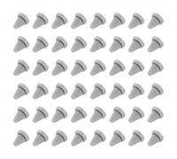 sourcing map 60Pcs Embouts de Rechange pour Pommeau de Douche, Embouts en Silicone, Buse Ronde, Pièces de Réparation pour Pommeau Douche, Convient pour Un Diamètre de Trou de 6 mm, Gris Foncé