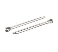 sourcing map 60pcs Goupille Fendue, Acier Inox Pinces Fixation Raccord pour Automobile, Mécanique 3mm x 35mm