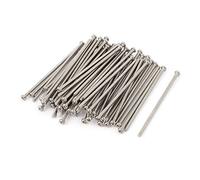 M2 x 50 mm Acier inoxydable 304 vis tête ronde cruciPourme Phillips 60pcs vis
