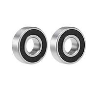 sourcing map 6202-2RS Roulement bille gorge profond 15x35x11mm scellés Acier chromé 2Pcs