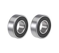 sourcing map 6202-5/8-2RS Roulement à billes à gorge profonde 5/8"x35mmx11mm Scellé Z2 Palier à levier 2Pcs