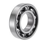 sourcing map 6208 Profonde Gorge Billes Roulements 40mm Alésage 80mm Diamètre Externe 18mm Épais CN Ouvert Type Chromé Acier