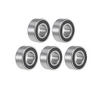 sourcing map 63003-2rs Gorge Profonde Roulements à Billes 17mm x 35mm x 14mm Double Blindé Chrome Acier Z2 ABEC1 5pcs