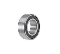 sourcing map 63005-2RS Roulements à billes à gorge profonde 25 mm x 47 mm x 16 mm Acier chromé à double étanchéité Z2 ABEC1