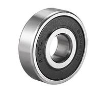 sourcing map 6302RS Roulement à billes 15 mm x 42 mm x 13 mm à gorge profonde simple scellé 160302 en acier chromé (lot de 1)
