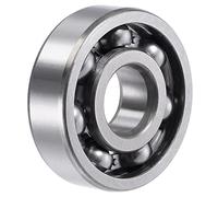 sourcing map 6303 Profonde Gorge Billes Roulements 17mm Alésage 47mm Diamètre Externe 14mm Épaisseur C3 Dégagement Ouvert Type Acier chromé