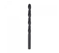 sourcing map 6542 Haute Vitesse Acier Droit Tige Foret Hélicoïdal, Entièrement Rectifié Noir Oxyde Forets 6.2mm Foret Diamètre 100mm Total Longueur 1 Pcs