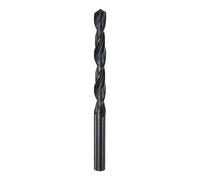 sourcing map 6542 Haute Vitesse Acier Droit Tige Foret Hélicoïdal, Entièrement Rectifié Noir Oxyde Perceuse Bits 8.9mm Perceuse Diamètre 125mm Total Longueur 1 Pcs