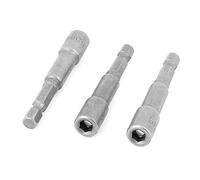 sourcing map 65mm Longueur 5.5mm Hexagonal Prise Entraînement Pointe Magnétique Clous Setter 3 Pcs