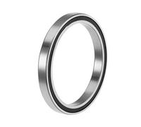 sourcing map 6706-2RS Rainure Profonde Roulement Billes Z2 30mmx37mmx4mm Double Scellé Chrome Acier