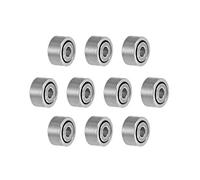sourcing map 681k Rainure Profonde Roulement Billes 1mm Interne Dia 3mm OD 1.5mm Alésage Type Ouvert Chrome Acier Z2 10Pcs