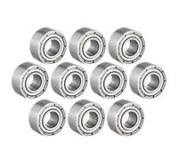 sourcing map 685ZZ Roulement à billes 5 mm x 11 mm x 5 mm à gorge profonde 685-2Z, roulements en acier chromé (lot de 10)