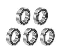 sourcing map 6904-2RS Roulement à Billes à Gorge Profonde Z2 20mm x 37mm x 9mm Double Scellage Acier Carbone 5Pcs