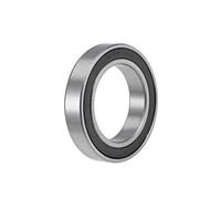 sourcing map 6908-2RS Roulements à Billes à Gorge Profonde 40mm x 62mm x 12mm Acier Chromé Double Scellé Z2 ABEC1