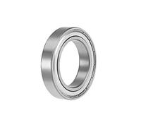 sourcing map 6908ZZ Gorge Profonde Bille Roulements 40mm x 62mm x 12mm Double Blindé Chrome Acier Z2