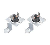 sourcing map 6931EL3003C Sécheuse Haute Limite Thermostat, 250V 16A Remplace 6931EL3003G, 1268365, PS3530484, Paquet de 2