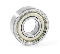 sourcing map 698Z Roulement à billes 19 mm x 8 mm x 6 mm à gorge profonde scellé en métal