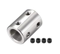 sourcing map 6mm à 10mm Alésage Coupleur Arbre Moteur Rigide Couplage Ensemble Vis L22XD16 45# acier Connecteur Accessoire