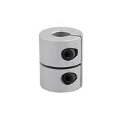 sourcing map 6mm à 8mm Accouplement d'arbre 25mm Longueur 20mm Diamètre Coupleur En Alliage D'aluminium Joint Moteur pour Imprimante 3D CNC Machine DIY Encodeur