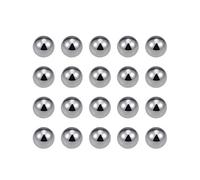 sourcing map 6mm Billes Acier Carbone pour Roue Vélo Moyeu VTT Roulement à Billes Précision Billes 200Pcs