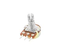 sourcing map 6mm Diamètre pieds Shat 100k Ohm Tapez un seul potentiomètre linéaire Type B
