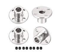 sourcing map 6mm Interne Diamètre H12*D10 Coupleur Axe Bride Rigide Accouplement Arbre Guide Moteur Couplage Connecteur pour Bricolage Pièces 4Pcs