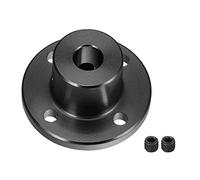 sourcing map 6mm Interne Diamètre H15xD15 Coupleur Axe Bride Rigide Accouplement Arbre Guide Moteur Couplage Connecteur pour Bricolage Pièces Noir