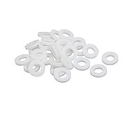 sourcing map 6mmx12mmx2mm Rondelle PTFE joint plat blanc 30pcs