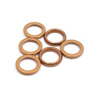 sourcing map 6Pc 30mm Dia externe tuyau Sortie moto métal joint bride Feutré pour GY6 125cc