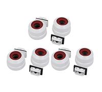 sourcing map 6pc AC 500V 2A G5-F288G T5 G5 Douille lampe Base Blanc cache