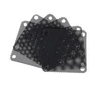 sourcing map 6Pcs Filtre à Poussière pour PC, 50x50mm Grille en Maille PVC pour Ventilateur de Boîtier d'Ordinateur, Protection Anti-Poussière, Noir