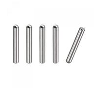 sourcing map 6x35mm Goujons Goupilles, 5pcs 304 Inox Acier Rond Tête Plat Chanfreiné Terminal Cheville Broche Bois Superposé Lit Étagère Chevilles Support Étagères Attacher Éléments