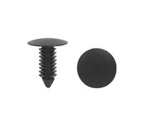 sourcing map 7,5mm Trou Clips de retenue Rivets d'entraînement en Plastique Clips enfichables Garde-Boue Pare-Chocs 10Pcs