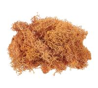 sourcing map 7 OZ Mousse Fausse Mousse Artificielle Mousse Naturelle Préservée pour Artisanat Arts Floral Projet de Bricolage Mur Mariage Jardin Patio Table Terrariums Décoration (Orange)