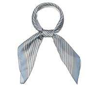 sourcing map 70cm Femmes À rayures Impression Foulards Carrés Foulard Bandeau Bandeau Gris 70 * 70 cm / 27,56 * 27,56 pouces (L * W)