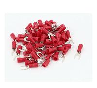 sourcing map 74PCS 0,5-1,5 mm2 Cosse à Sertir électrique AWG 22-16 Rouge