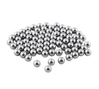 sourcing map 78pcs Billes de roulement en acier au carbone de 1/5 "de 5 mm de diamètre pour vélo de vélo
