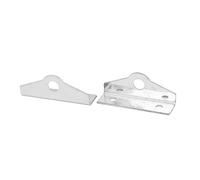 sourcing map 7mm Diamètre du Trou de Verrouillage en Acier Inoxydable 304 Cadenas à 90 degrés de l'Œil de Verrouillage 2pcs