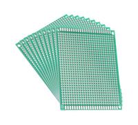 sourcing map 7x9cm Carte de Prototypage PCB Prototype Plaque Circuit Imprimé Simple Face Universel souder DIY 1.6mm épaisseur 10pcs