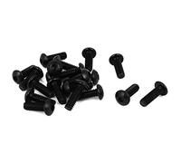 sourcing map # 8-32 x 1/2" UNC 10.9 alliage d'acier vis tête six pans 20pcs Noir