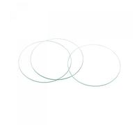 sourcing map 8 Paquet de 29,5mm Dia. Verre de Montre bombé Cristal Lentille Simple Dôme Rond 1,5mm Bord Épaisseur pour Horloger Réparer Transparent