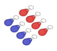 sourcing map 8 Paquet pour Entrée Accès Contrôle Système Rouge/Bleu | RFID obs UID 13.56MHz Réinscriptible Proximity IC Carte Sans Contact Jeton Intelligent étiquette