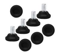 sourcing map 8 Pcs Pieds de Nivellement Meuble Réglable M10 x 15 x 30mm Pied de Meuble Patin de Meuble Jambe Pied de Table Chaise Base Protection Plancher Sol pour Meubles de Maison, Bureau