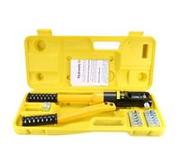 sourcing map 8 Ton Hydraulique Fil Câble Patte Terminal Sertisseur Sertir 8 Matrice YQK-120