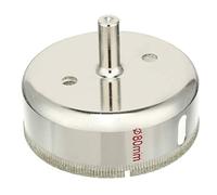 sourcing map 80mm Scie Cloche foret diamant revêtement verre pour porcelaine roche marbre carreau de céramique