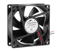 sourcing map 80mm x 80mm x 25mm 8025 24V DC avec Ventilateur Refroidir Longue durée Vie paliers Manchon