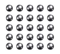 sourcing map 80pcs Précision Billes 8mm Diamètre Carbone Acier Billes pour Roulements, Argent